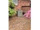 Exterior close up of brick wall and pink azalea at 2137 Plantation Ln, Chamblee, GA 30341