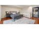 Loft bedroom featuring a comfortable bed, a unique industrial design, and a cozy layout with natural light at 2840 Peachtree Nw Rd # 307, Atlanta, GA 30305