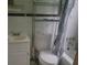 The bathroom is equipped with a shower/tub combo, toilet, and sink at 4253 Hanes Dr, Decatur, GA 30035