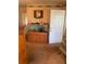 A view of a room featuring a fish tank and a white door at 4253 Hanes Dr, Decatur, GA 30035
