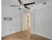 Bedroom featuring hardwood floors, closet, and access to bathroom at 867 Peachtree Ne St # 202, Atlanta, GA 30308