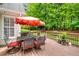 Inviting outdoor deck with a dining set, ideal for entertaining and relaxation at 2425 Hamptons Psge, Alpharetta, GA 30005