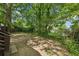 Spacious backyard offers a private outdoor space with lush greenery at 515 Cohen St, Atlanta, GA 30310