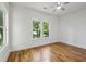 Bedroom features hardwood floors, neutral walls, and two large windows at 515 Cohen St, Atlanta, GA 30310