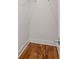 Empty closet with wire shelving and hardwood floors at 515 Cohen St, Atlanta, GA 30310