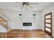 Elegant living room with a modern fireplace and hardwood floors at 515 Cohen St, Atlanta, GA 30310