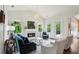 Cozy living room with a fireplace and stylish decor at 1393 Kings Park Nw Dr, Kennesaw, GA 30152