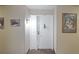 Condo front door with number and decor at 1800 Clairmont Lk # 213, Decatur, GA 30033