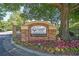 Sign for Clairmont Place Independent Living for Seniors with flower bed at 1800 Clairmont Lk # 213, Decatur, GA 30033