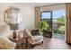 Cozy sitting area on balcony provides a peaceful outdoor retreat and fresh air at 300 Johnson Ferry Ne Rd # A706, Atlanta, GA 30328