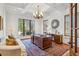 Bright office space with large windows, coffered ceilings, and elegant decor at 1031 Eulalia Ne Rd, Atlanta, GA 30319