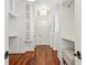 Spacious walk-in closet with hardwood floors, custom shelving, and bright lighting at 1031 Eulalia Ne Rd, Atlanta, GA 30319