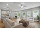 Bright open living space features hardwood floors, wainscoting, and natural light at 4477 Bethany Manor Dr, Snellville, GA 30039
