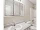 A functional bathroom with a combination shower-tub and large mirror cabinet at 4954 Browns Mill Rd, Lithonia, GA 30038