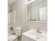 Bathroom featuring a shower and tub combo, vanity and toilet at 4954 Browns Mill Rd, Lithonia, GA 30038