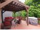 Relax on the covered deck with outdoor furniture, ideal for entertaining and relaxation at 1255 Hidden Creek Pt, Cumming, GA 30040