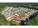 A beautiful aerial view of a new home community on a sunny day at 1730 Fulmont Cir, Mableton, GA 30126
