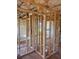 Bathroom's wooden frame and insulation offering a blank canvas for customization, ready for personalized design and fixtures at 1730 Fulmont Cir, Mableton, GA 30126