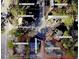 Aerial view of the property outlined in red, surrounded by lush trees and neighborhood streets at 4 Kelso At Peyton Sw Dr, Atlanta, GA 30311