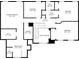 Second floor plan featuring bedrooms, bathrooms, laundry room, walk in closet and linen closet at 510 Morning Mist Ct, Alpharetta, GA 30022