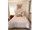 Inviting bedroom with a queen bed and a large closet at 1820 Peachtree Nw St # 309, Atlanta, GA 30309