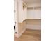 Spacious closet with ample storage solutions, featuring rods and adjustable shelves at 1820 Peachtree Nw St # 309, Atlanta, GA 30309