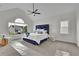 Stunning main bedroom has vaulted ceilings, lots of light and new carpet at 4735 Julian Way, Acworth, GA 30101