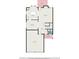 First floor plan showing layout for kitchen, dining room, living room, foyer and garage at 1932 Sawgrass Dr, Hampton, GA 30228