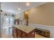Open kitchen featuring a center island, stainless steel appliances, and access to the back deck at 3044 Dogwood Dr, Atlanta, GA 30354