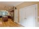 The kitchen features an island, stainless steel appliances, and cherry cabinets at 3044 Dogwood Dr, Atlanta, GA 30354