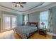 Main bedroom with access to back deck and hardwood floors at 3044 Dogwood Dr, Atlanta, GA 30354