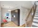 Second floor hallway with modern staircase and built-in closet/storage at 1672 Dekalb Ne Ave # 2, Atlanta, GA 30307