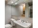 Simple bathroom featuring a classic sink and toilet at 270 Shady Marsh Trl, Roswell, GA 30075