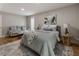 Comfortable bedroom with a soft carpet and a well-lit gray theme at 270 Shady Marsh Trl, Roswell, GA 30075