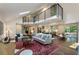 Spacious living room with skylights, hardwood floors, and open floor plan at 270 Shady Marsh Trl, Roswell, GA 30075