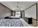 Bedroom with two beds and a large screen, perfect for a home theater experience at 3668 Burel Mill Dr, Buford, GA 30519