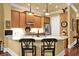 Kitchen with granite countertops, stainless steel appliances, and breakfast bar at 1203 Glenridge Ne Pl, Atlanta, GA 30342