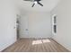 Bright bedroom with wood floors, a ceiling fan, and lots of natural light at 5567 Tyree Rd, Winston, GA 30187
