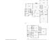 Floor plans showing the layout of the first and second floors of the house at 6027 Windfall Ct, Powder Springs, GA 30127