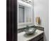 Elegant bathroom featuring a modern sink and vanity at 2908 Woodruff Se Dr, Smyrna, GA 30080