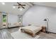Spacious bedroom featuring a vaulted ceiling and hardwood floors at 2908 Woodruff Se Dr, Smyrna, GA 30080