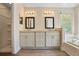 Bathroom with double vanity, soaking tub and shower at 1284 Brandl Dr., Marietta, GA 30008