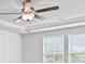 Bedroom includes two windows with blinds, a ceiling fan, and neutral paint with white trim at 1640 Tide Mill Rd, Cumming, GA 30040