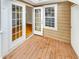 Charming balcony with glass French doors, perfect for enjoying indoor-outdoor living at 2190 River Heights Se Ct, Marietta, GA 30067