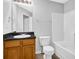 Bathroom with a vanity, mirror, and a shower-tub combination at 3534 Oakshire Se Way, Atlanta, GA 30354