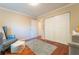 Bedroom features hardwood flooring, a closet, and lots of space at 3677 Blackshear Ct, Duluth, GA 30096