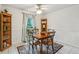 Cozy dining area with shelving and natural light at 1275 Fontainebleau Ct, Lawrenceville, GA 30043