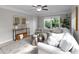 A well decorated bonus room contains furniture and decor creating a great atmosphere at 333 Gardens Of Harmony Dr, Canton, GA 30115