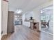Efficient kitchen with updated appliances and a breakfast bar, offering a functional space for meal preparation at 215 Little Brook Ln, Woodstock, GA 30188