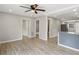 Spacious living room with new floors, neutral walls, and recessed lighting at 2309 Carver Nw Dr, Atlanta, GA 30314